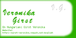 veronika girst business card